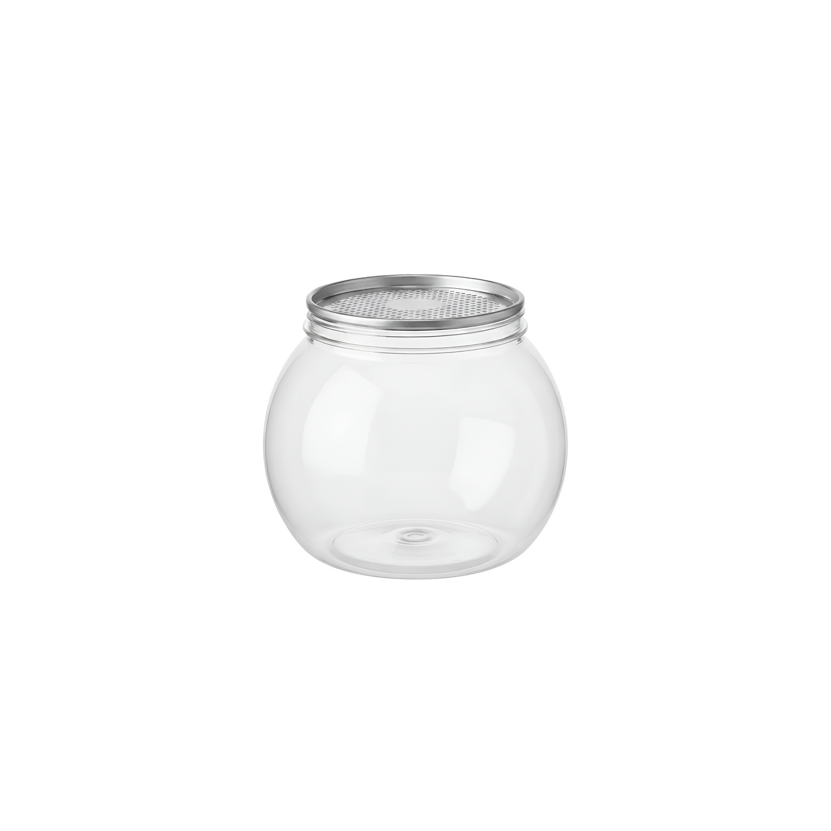 Doze transparente PET, capac din aluminiu pentru băuturi și deserturi
