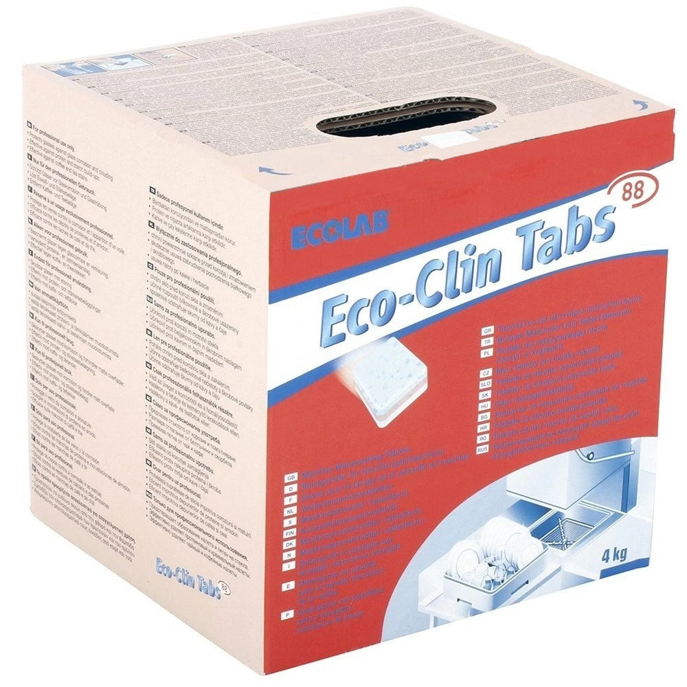 Ecolab EcoClin Tabs 88, detergent tablete pentru mașina de spălat vase, 200 tablete/pastile, 4kg
