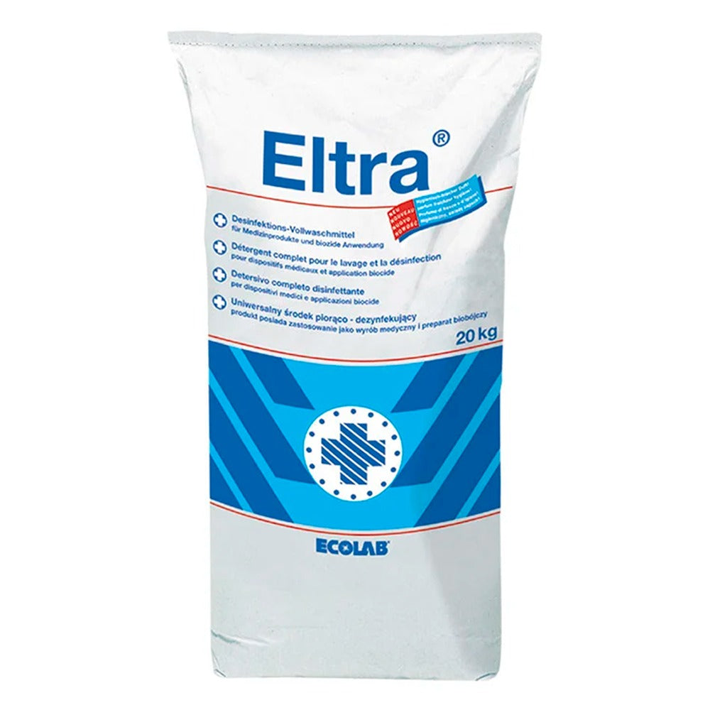 Detergent dezinfectant pentru textile, Ecolab Eltra, pulbere pe bază de acid peracetic, cu aviz biocid MS, 20kg