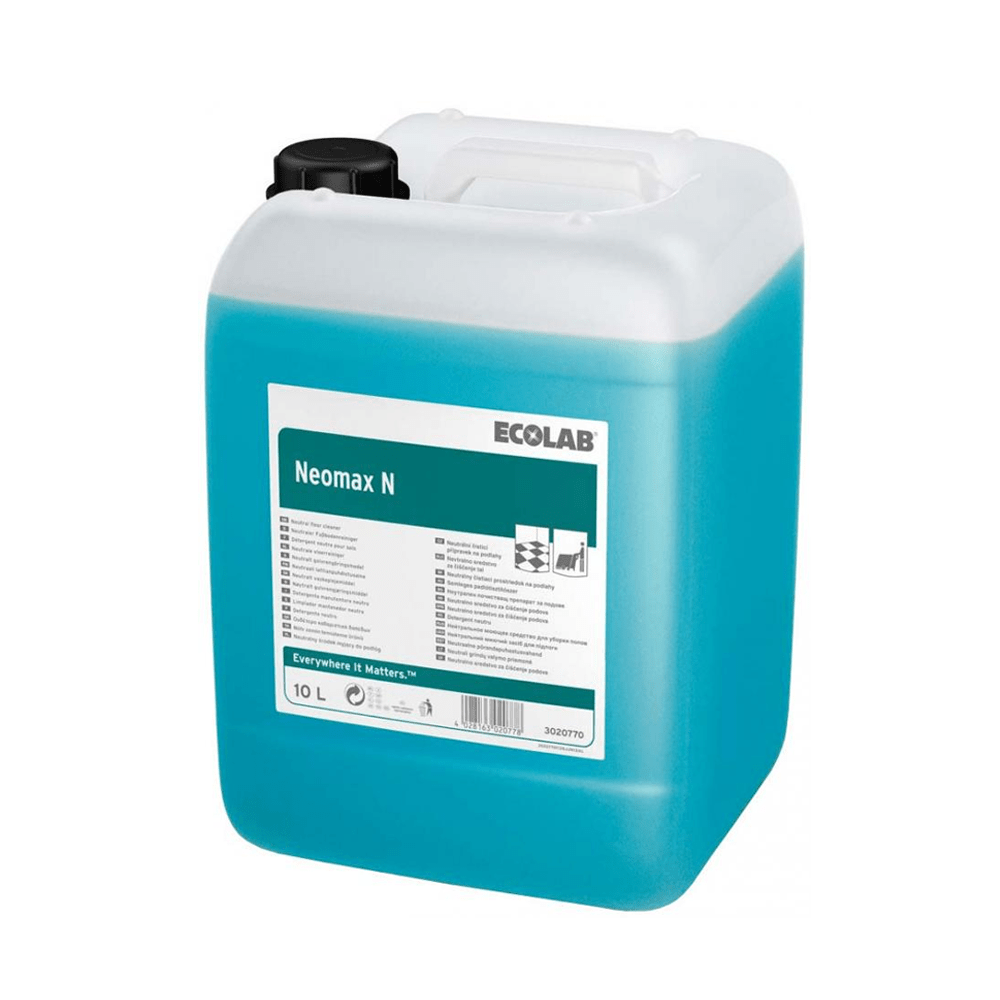 Ecolab Neomax N, detergent neutru pentru mașina de spălat pardoseli, 10L