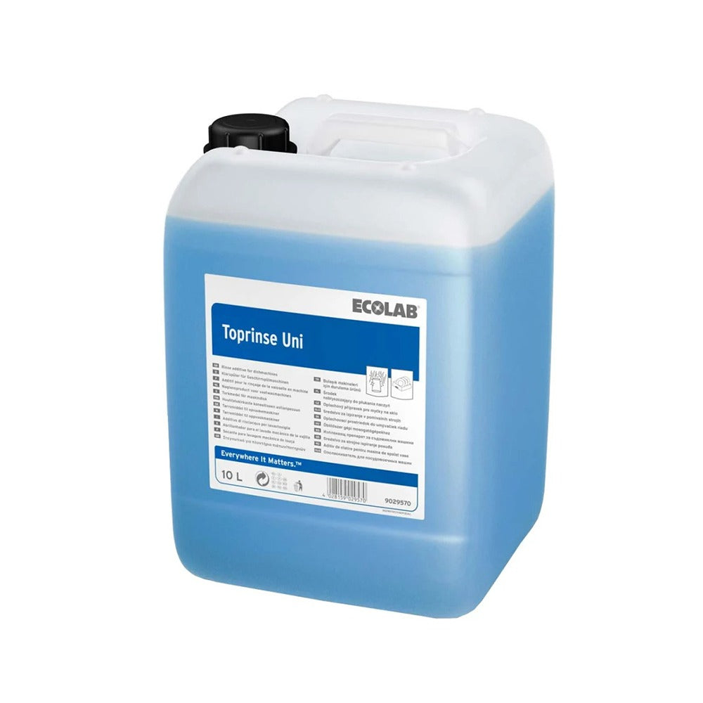 Ecolab Toprinse Uni, aditiv clătire pentru mașina de spălat vase, 10L