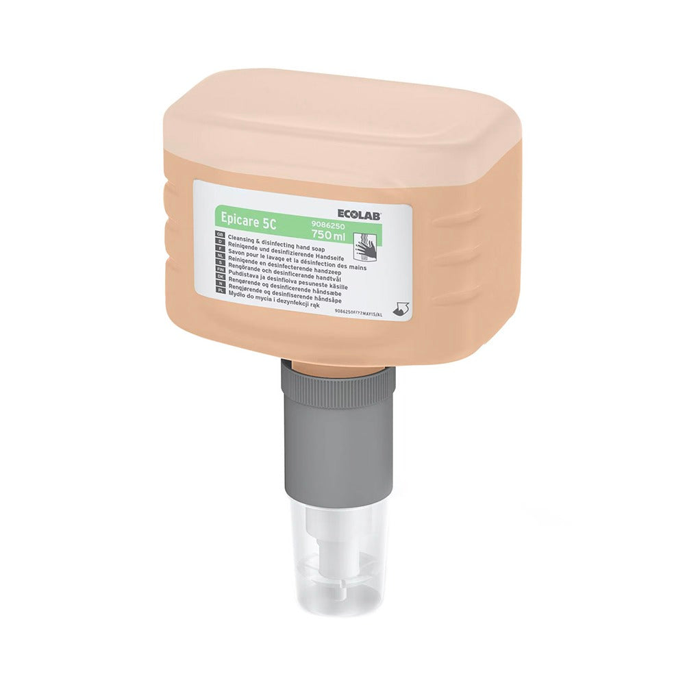 Ecolab Nexa Epicare 5C, săpun lichid dezinfectant pentru mâini, cu aviz biocid MS, 750ml