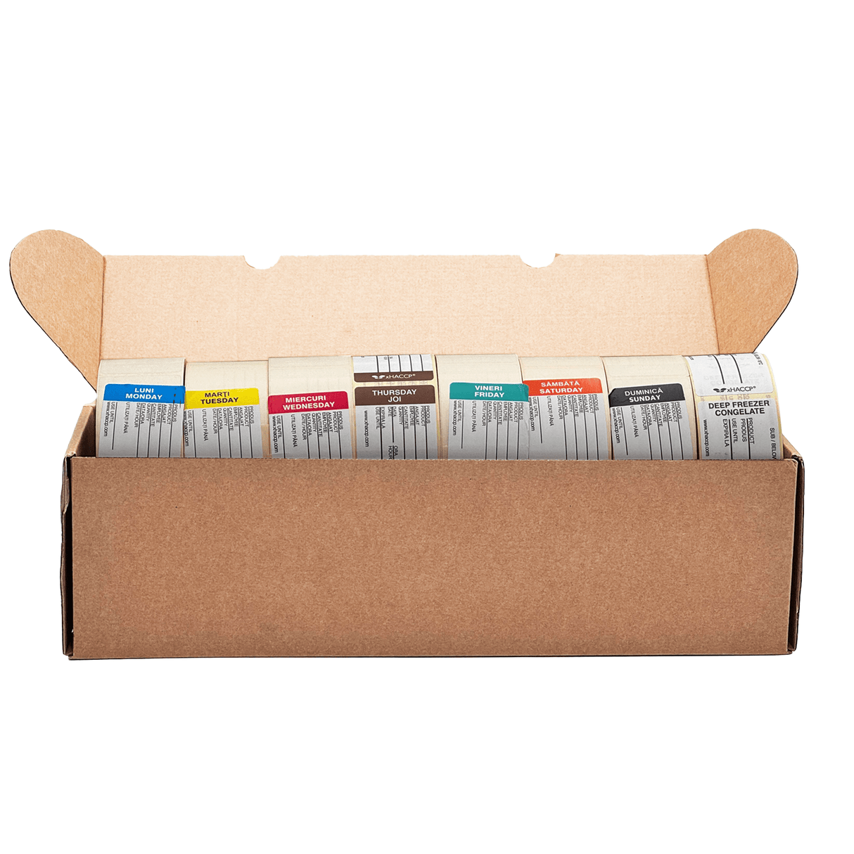 Etichete haccp în cutie