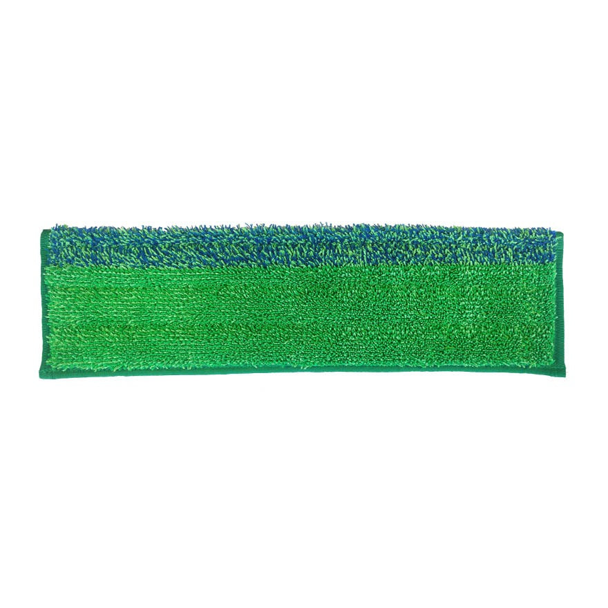 Mop plat profesional din microfibră, prindere cu arici, 42 × 11 cm, verde, IPC DUAL