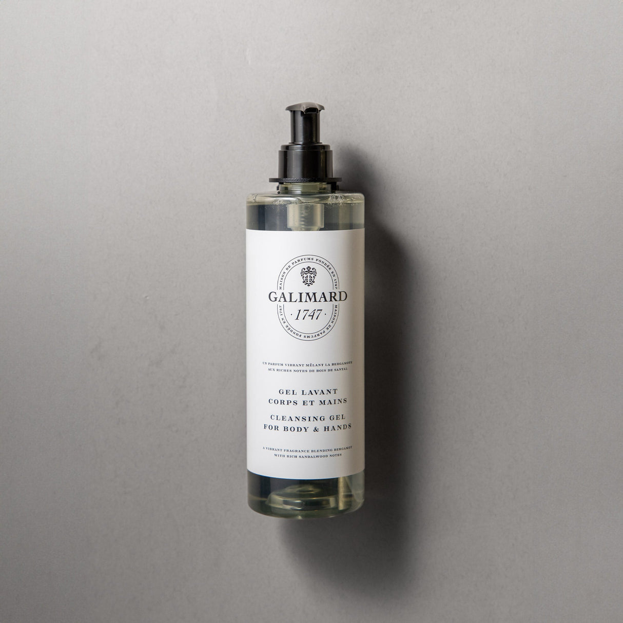 Galimard "1747" Cleansing Gel For Body & Hands Refillable Bottle (380 ml) ART NOUVEAU - 18pack