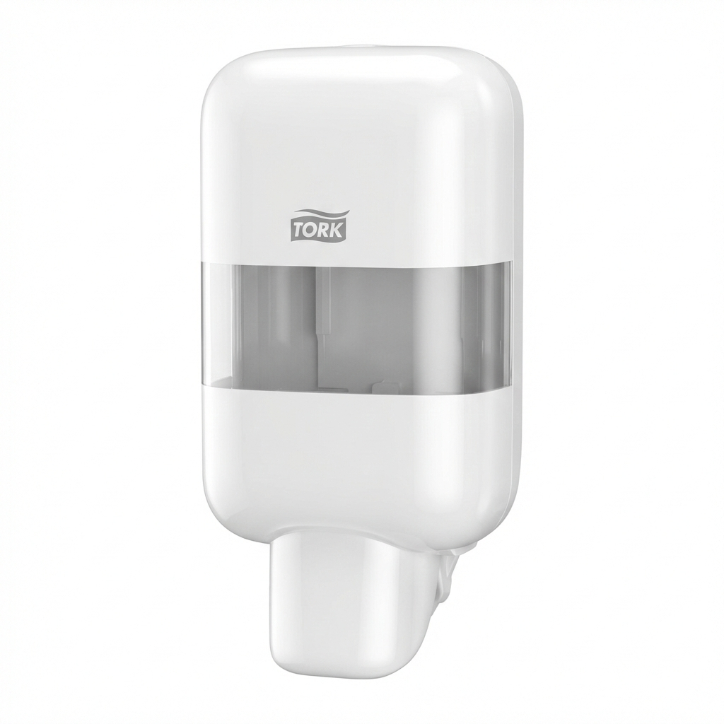 Dozator de săpun și dezinfectant, Tork S5 Mini, alb, 565208