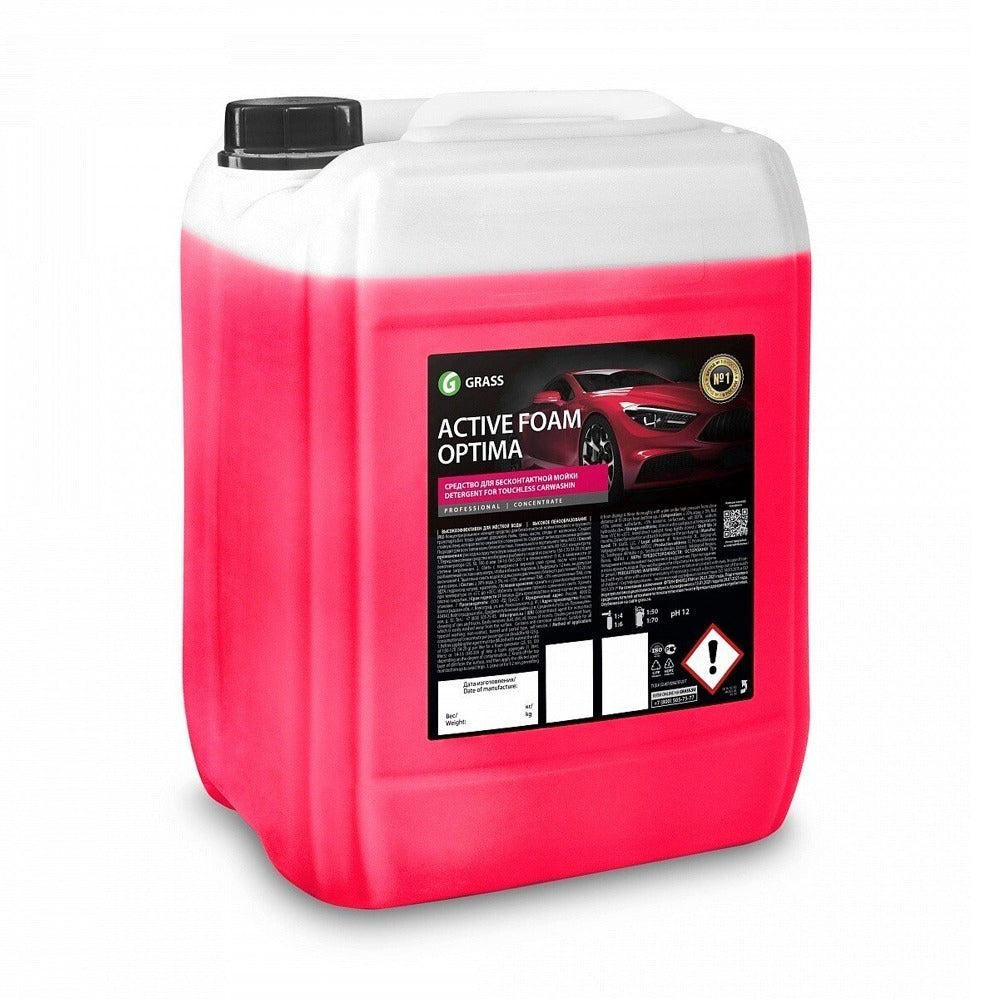 Spumă activă superconcentrată, pentru toate tipurile de spălătorii, Grass Active Foam Optima, 22,5kg