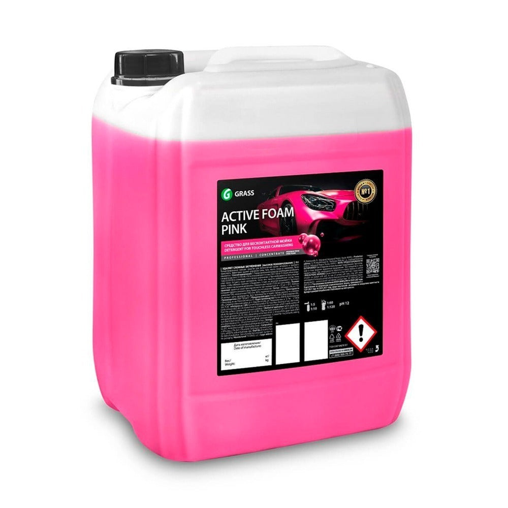 Spumă activă superconcentrată, spumare intensă, Grass Active Foam Pink, 23,5kg