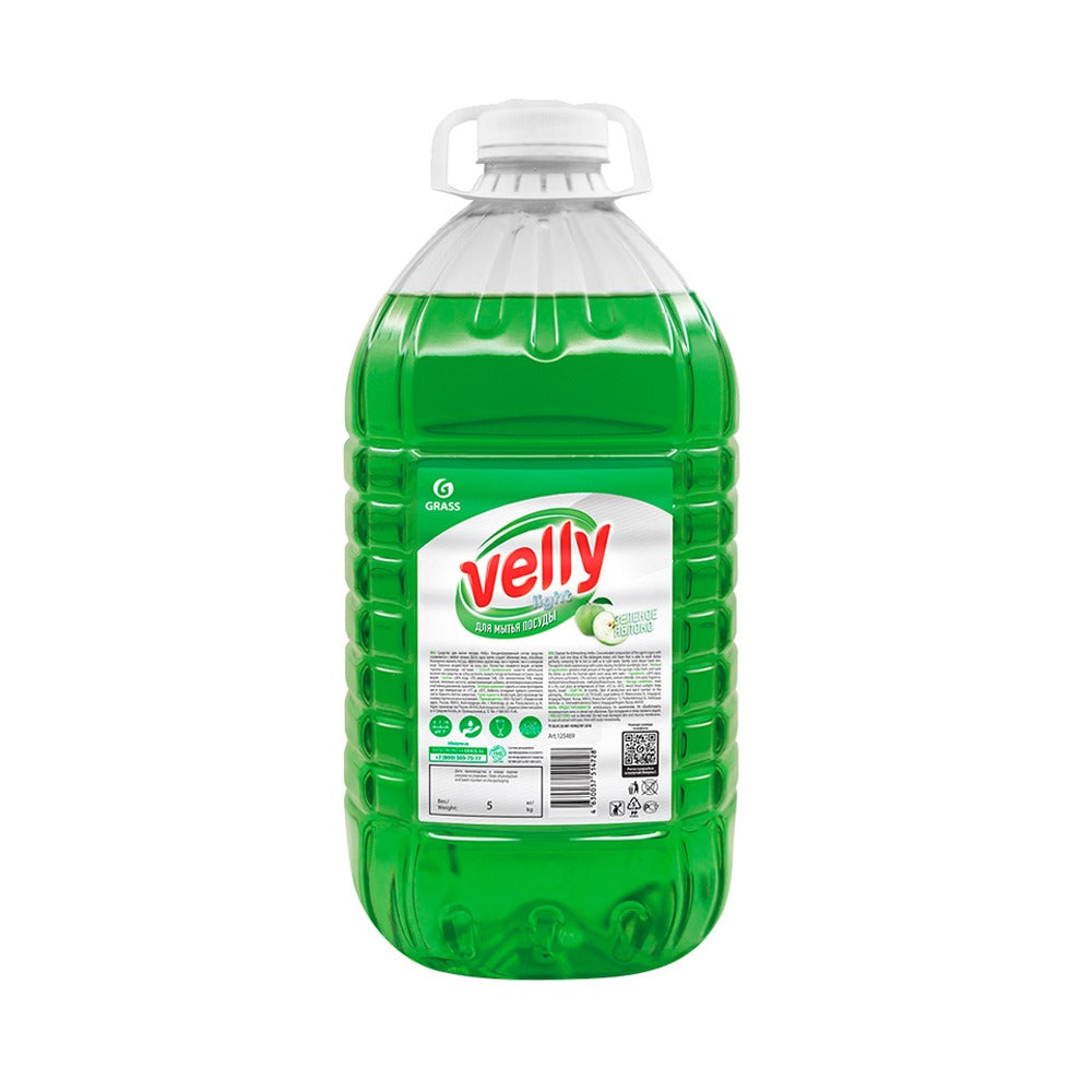 Detergent de vase cu aromă de mere, Grass Velly Light, 5L
