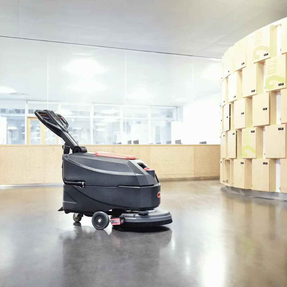 Echipament de spălat - aspirat pardoseli cu baterie, 1720 m²/h, 25 L, Nilfisk Viper AS4325B