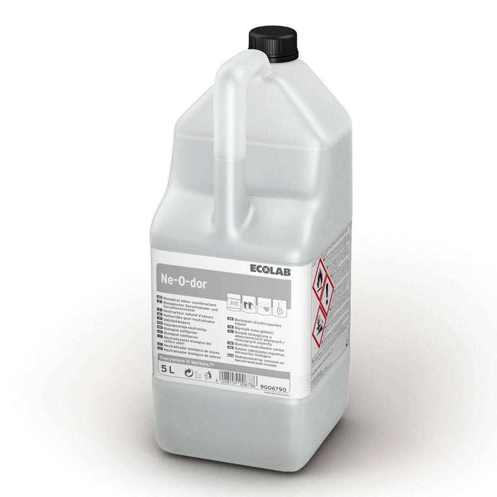 Ecolab Ne-O-Dor, neutralizator biologic de mirosuri neplăcute și pestilențiale, 5L