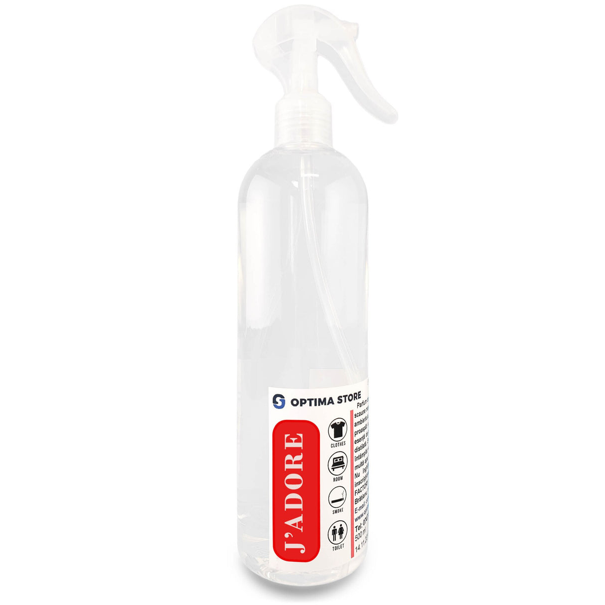 Odorizant profesional cu parfum floral și note fructale JADORE OPTIMA STORE 500 ml pentru textile si ambient