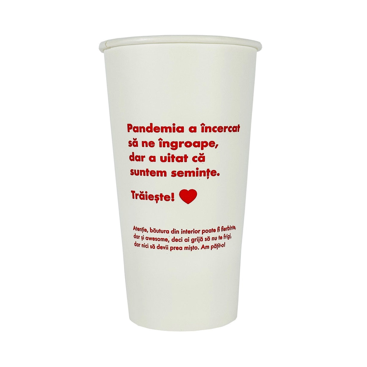 Pahar de carton pentru cafea, Take5, 20oz, 600ml, set 50 buc