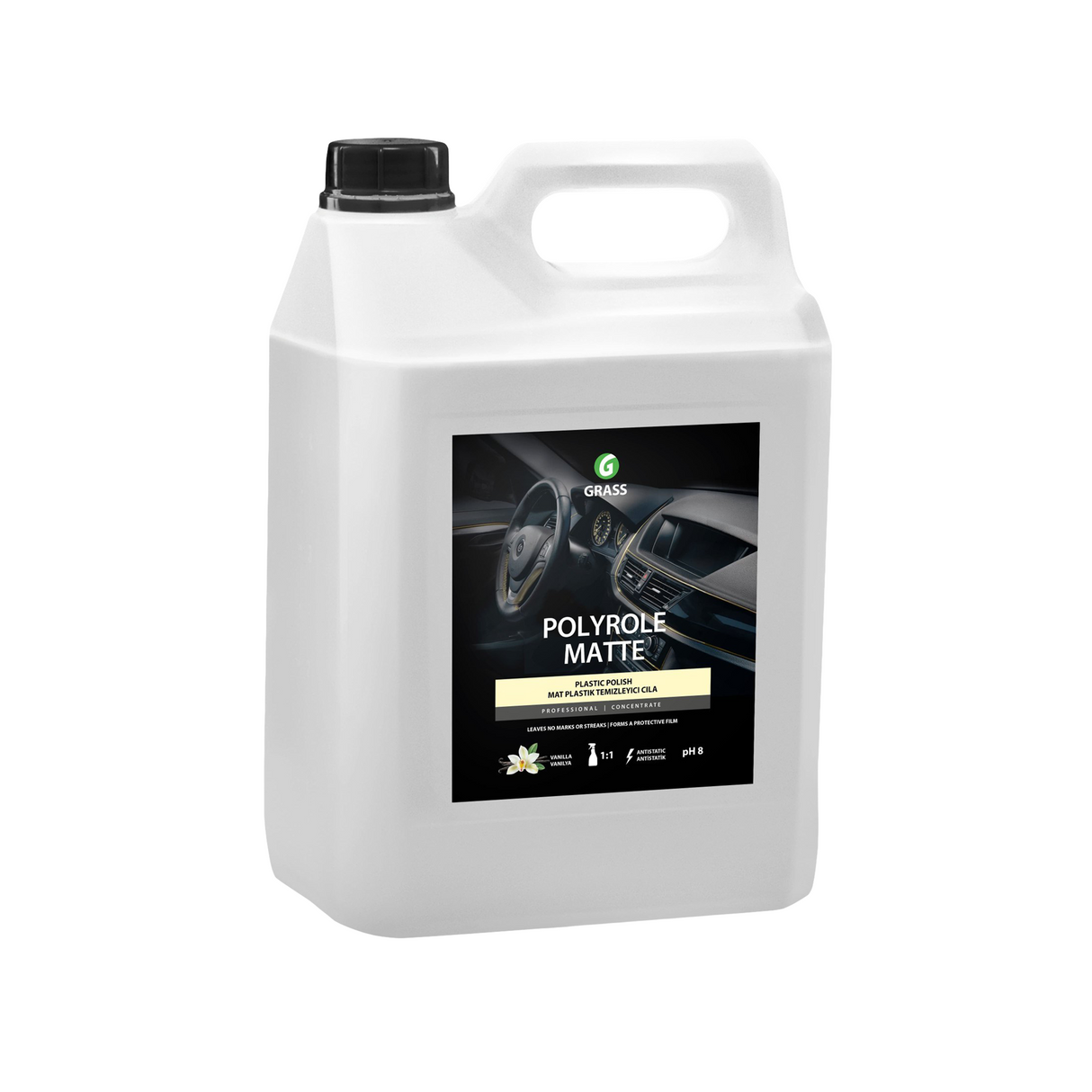 Solutie cu efect mat pentru piele, plastic, cauciuc, Polyrole Matt, Grass, 5 kg