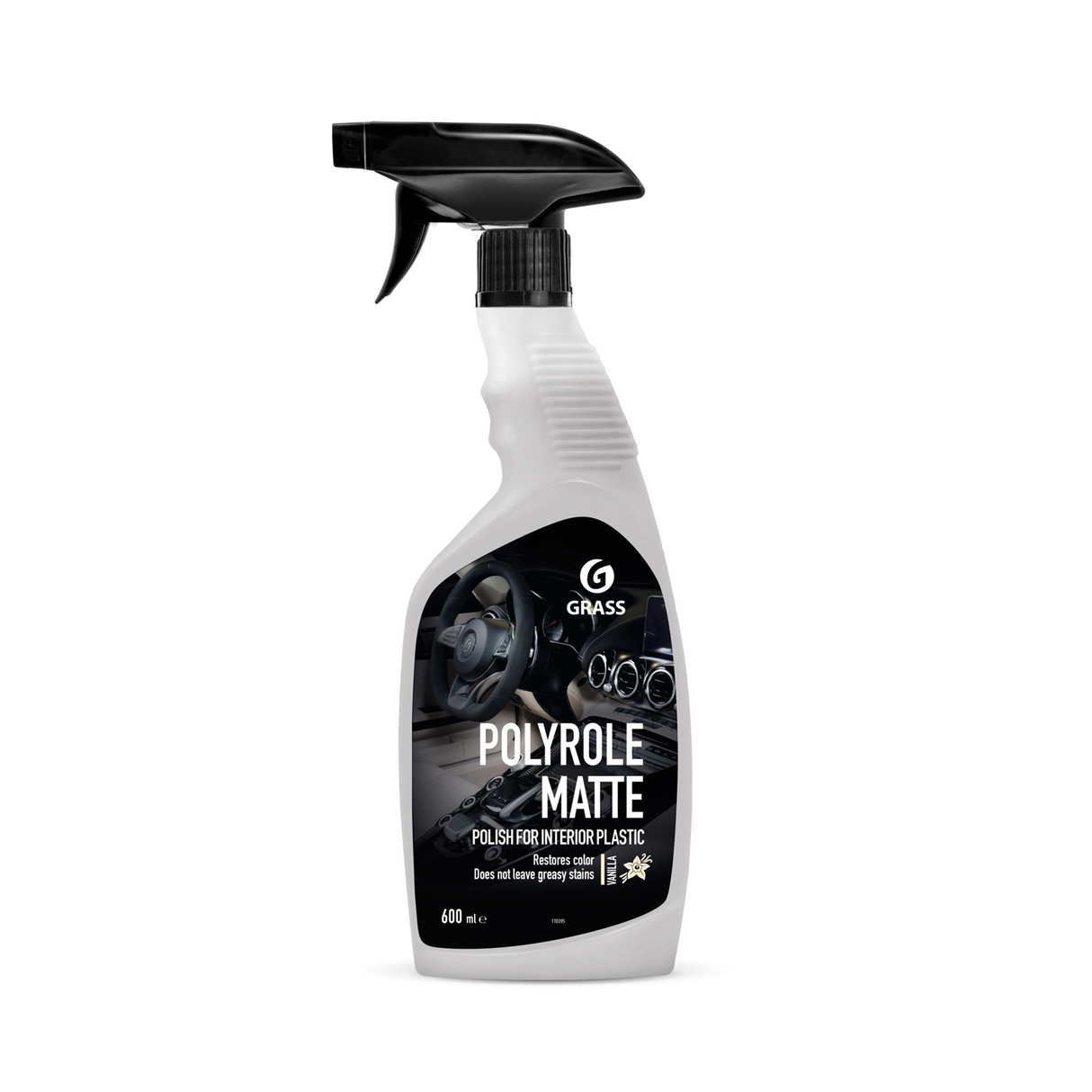 Soluție auto pentru curățat bordul, efect mat, vanilie, Grass Polyrole Matte, 600ml
