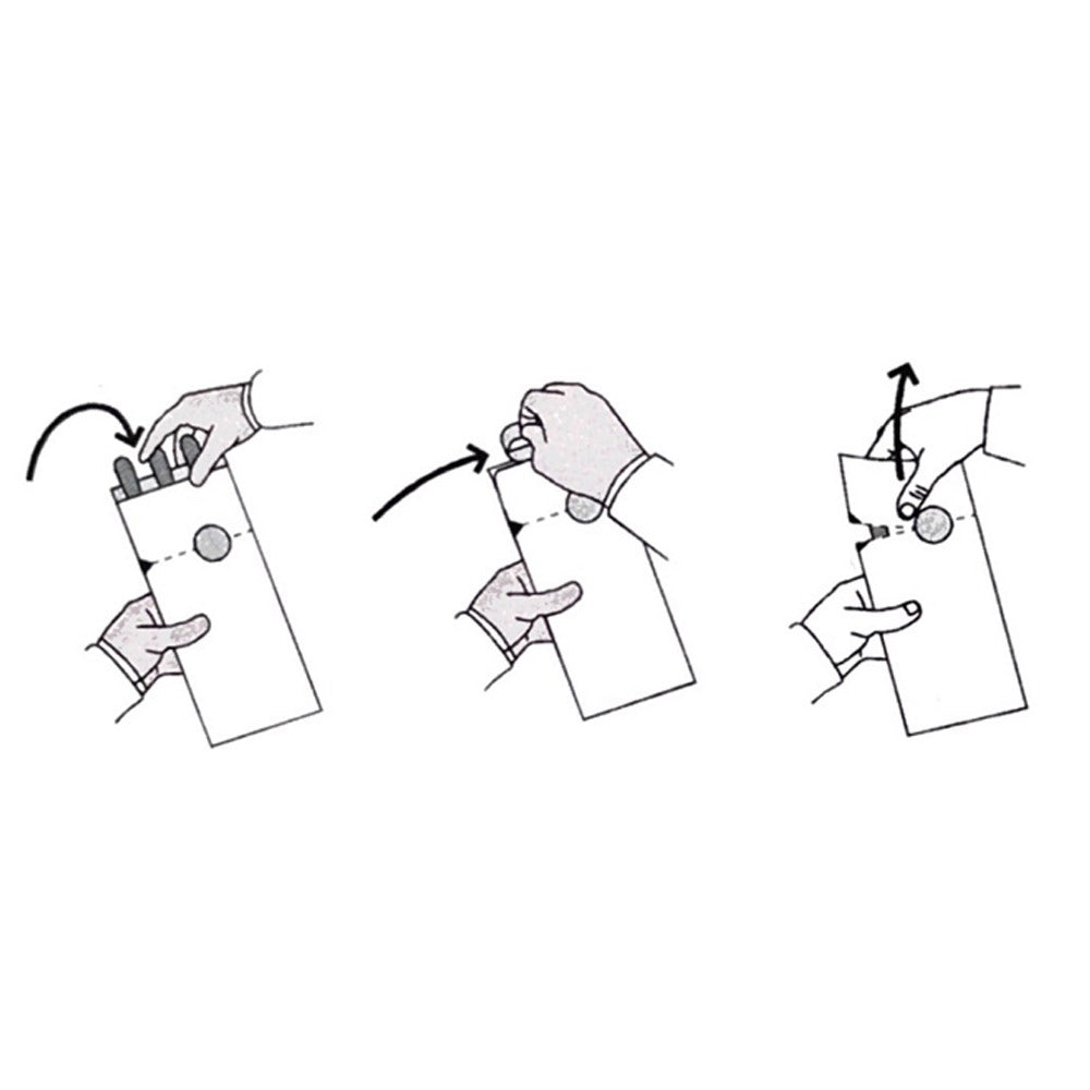 Port tacâm din hârtie cu inchidere autoadezivă, cutlery bags, 26x10cm, 250 bucăți/set