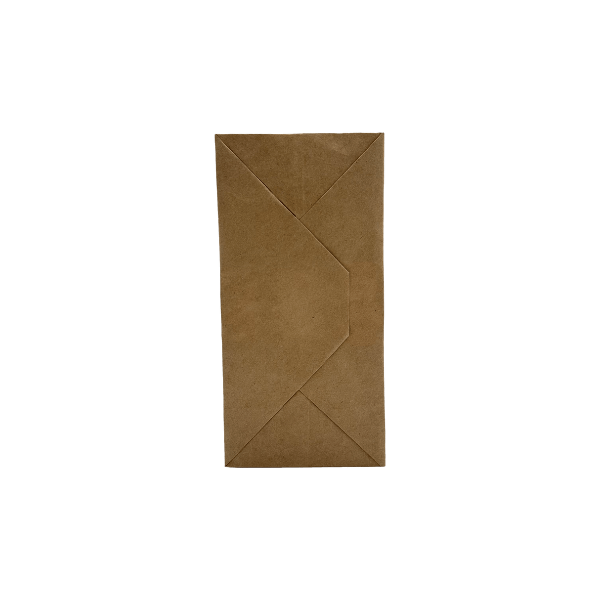 Sacoșă din hârtie cu mâner tip bandă, 18x9x25cm, kraft natur