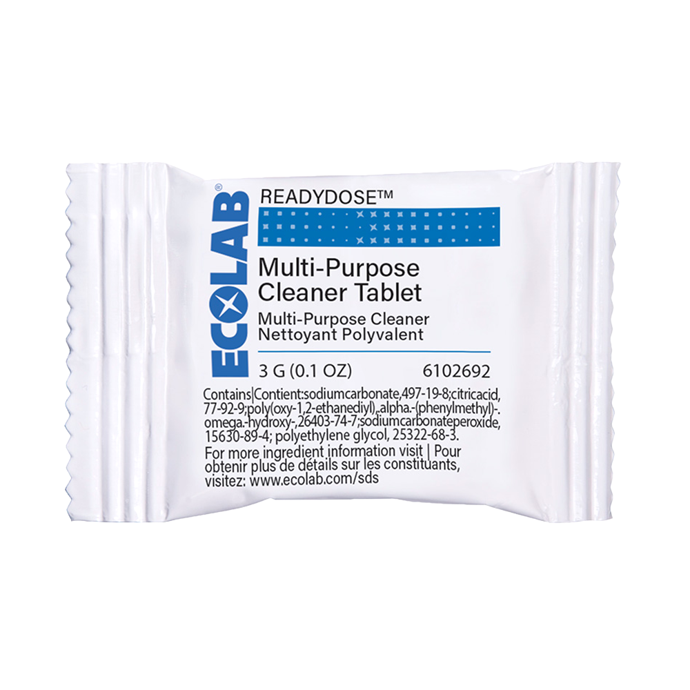 Multi-Purpose Cleaner ReadyDose Ecolab, tablete de curățare pentru suprafețe multiple (50buc/cutie)