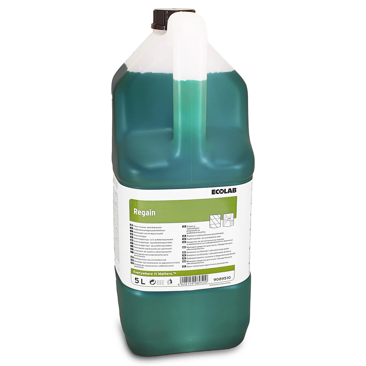 Ecolab Regain, detergent profesional pardoseli, degresant, 5L