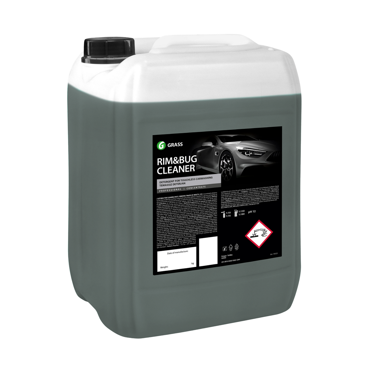 Soluție pentru curățarea jantelor și a urmelor de insecte, Grass Rim&Bug Cleaner, 22kg