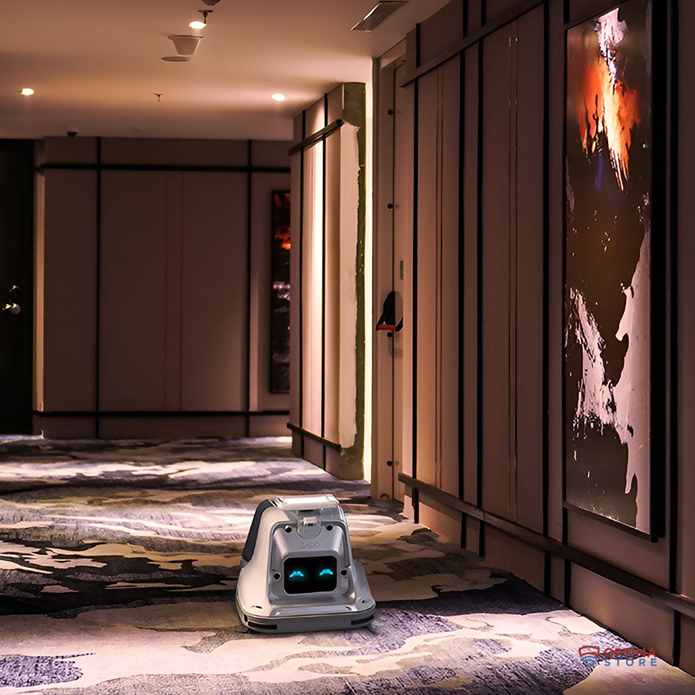 Robot aspirator autonom profesional, Zaco X1000, funcții A.I, uz comercial