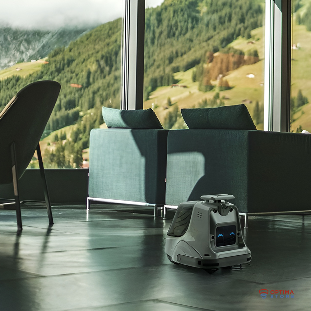 Robot aspirator autonom profesional, Zaco X1000, funcții A.I, uz comercial