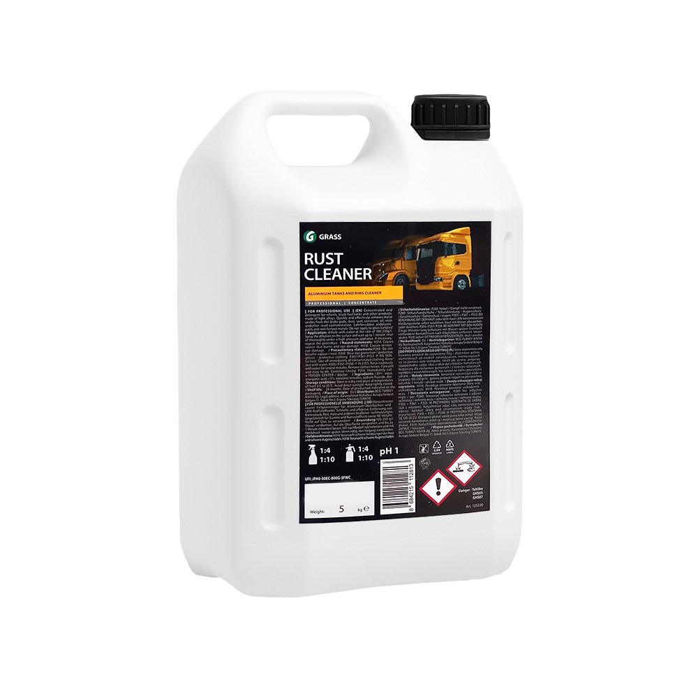 Detergent acid pentru curățarea rezervorului și a jantelor, Grass Rust Cleaner, 5L