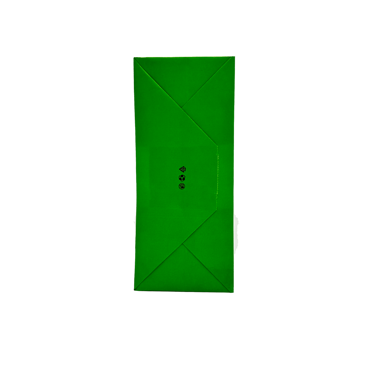Sacoșă din hârtie, verde, mâner tip șnur, 25x11x32cm