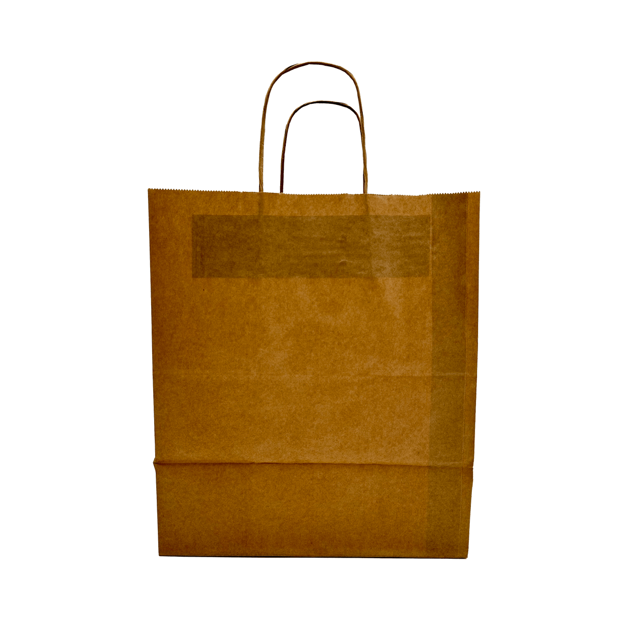 Sacoșă din hârtie, kraft, mâner tip șnur, 28x17x27cm