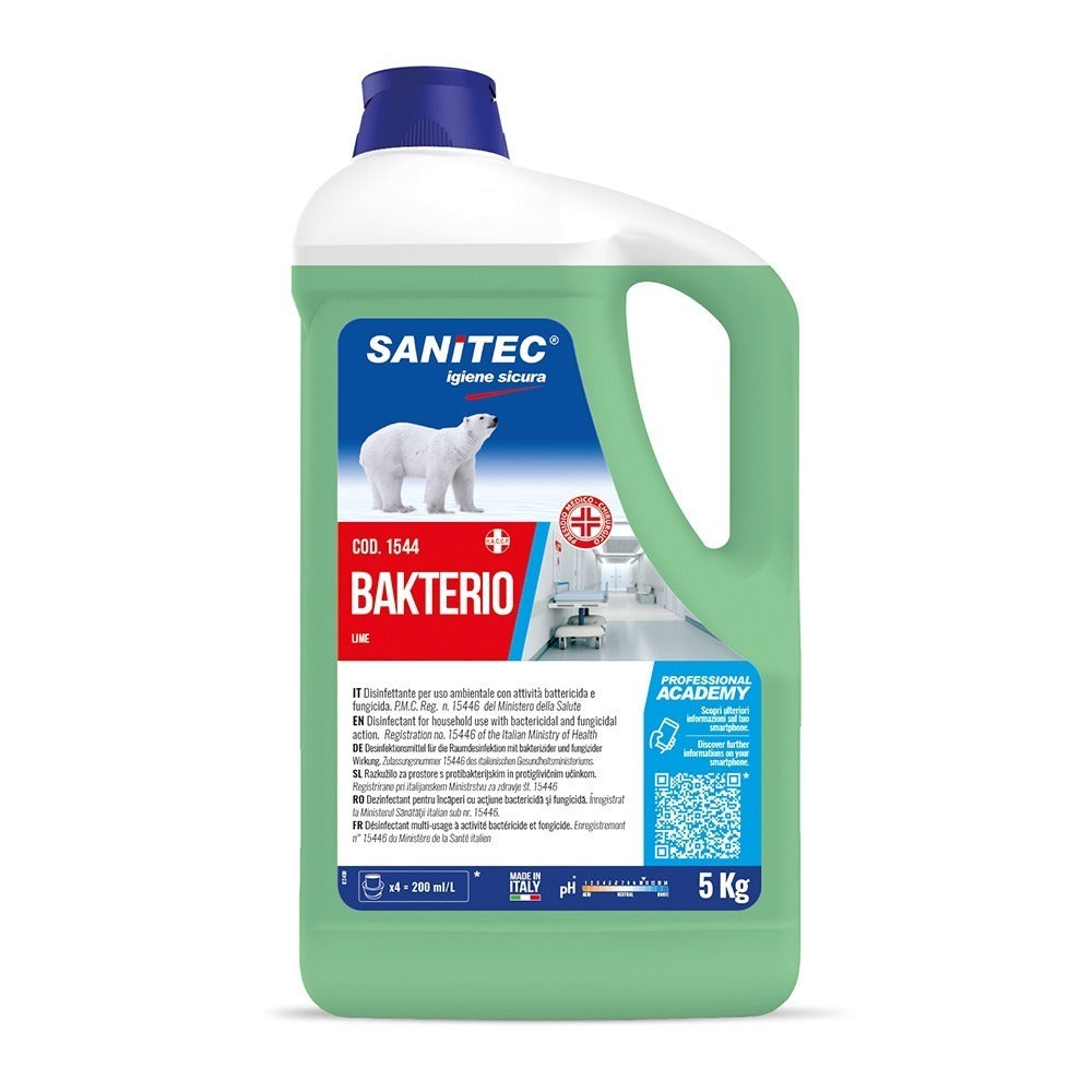 Detergent dezinfectant pentru suprafețe, Sanitec Bakterio, cu aviz biocid MS, 5kg