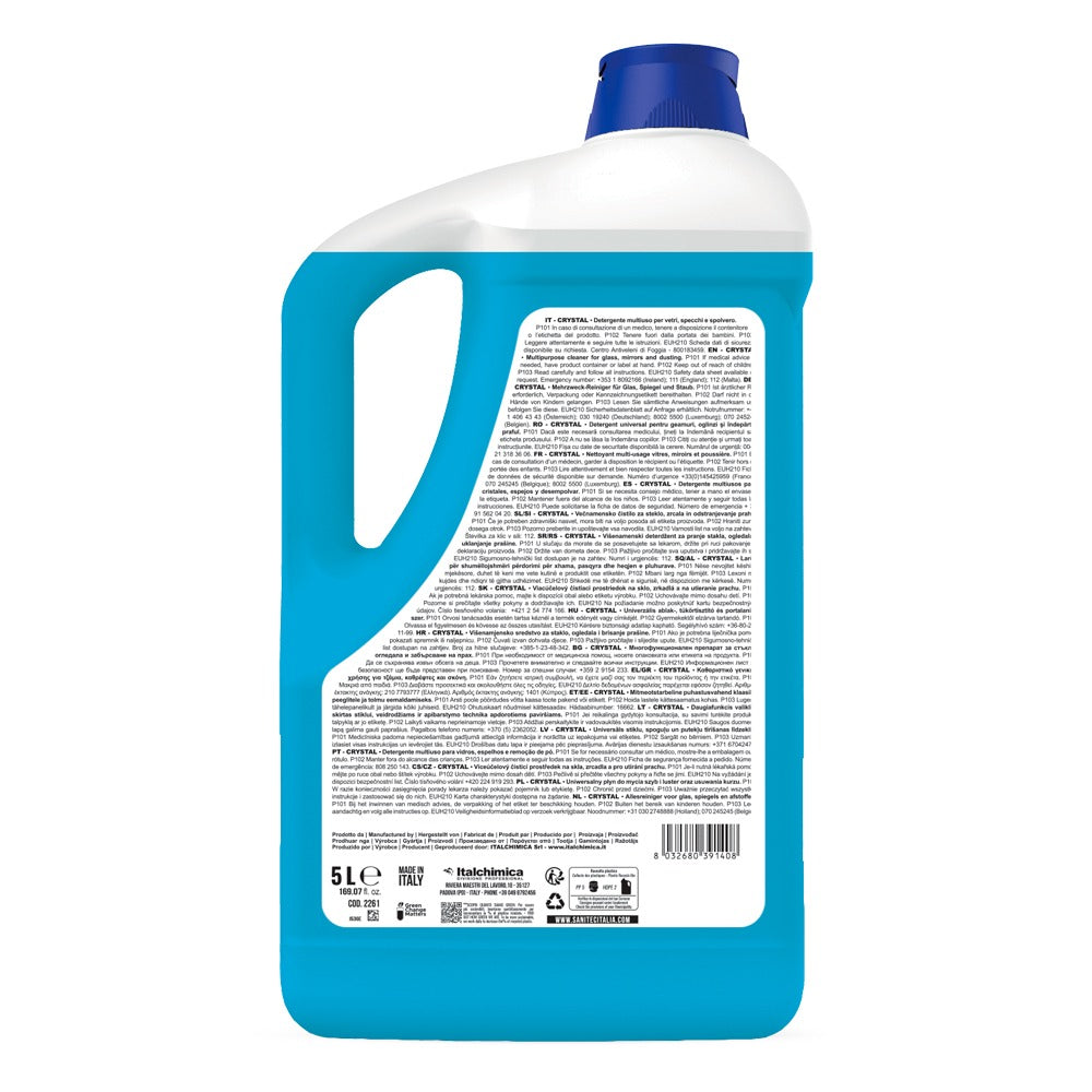 Detergent pentru geamuri și sticlă, Sanitec Crystal, 5L