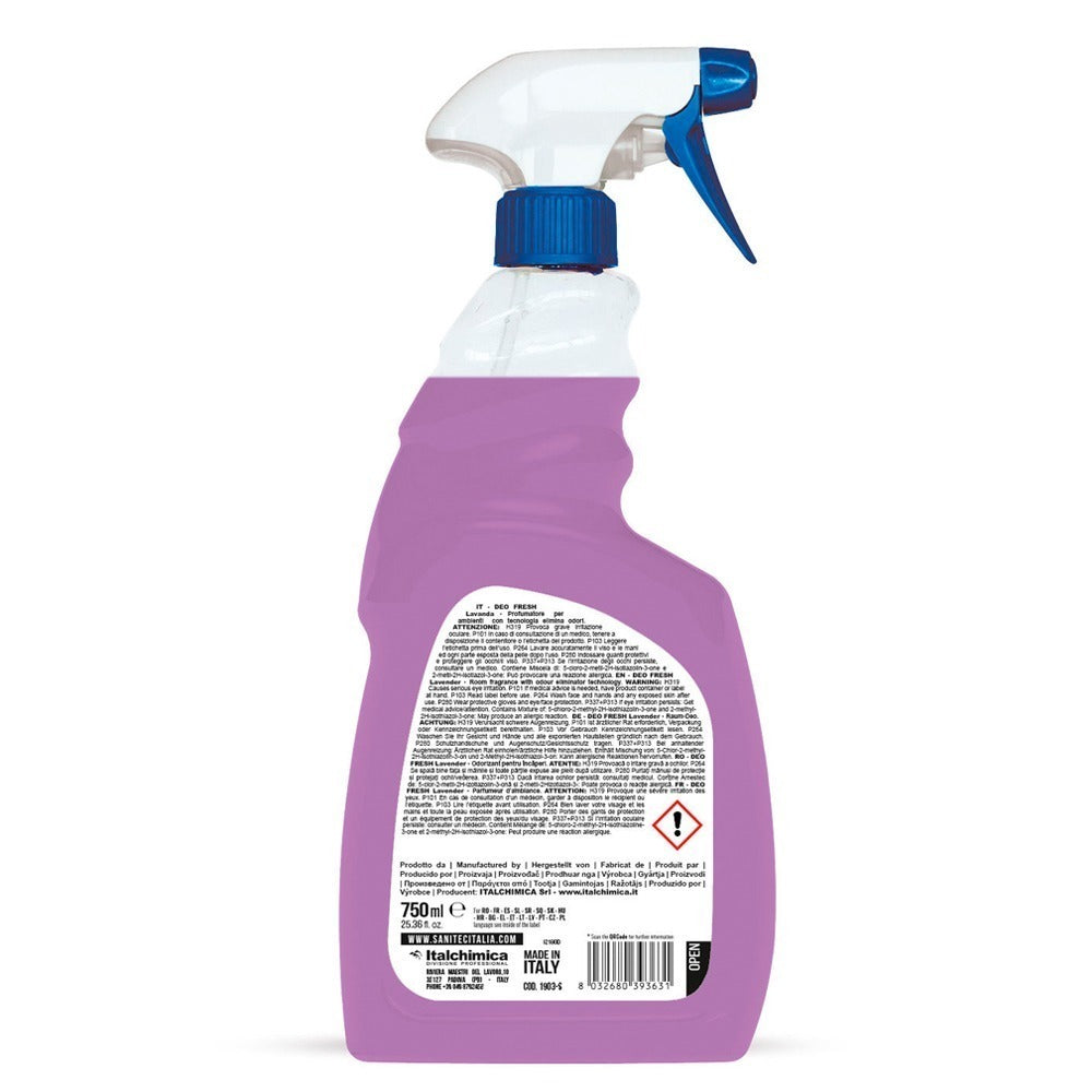 Odorizant ambiental cu parfum de lavandă, Sanitec Deo Fresh, 750ml