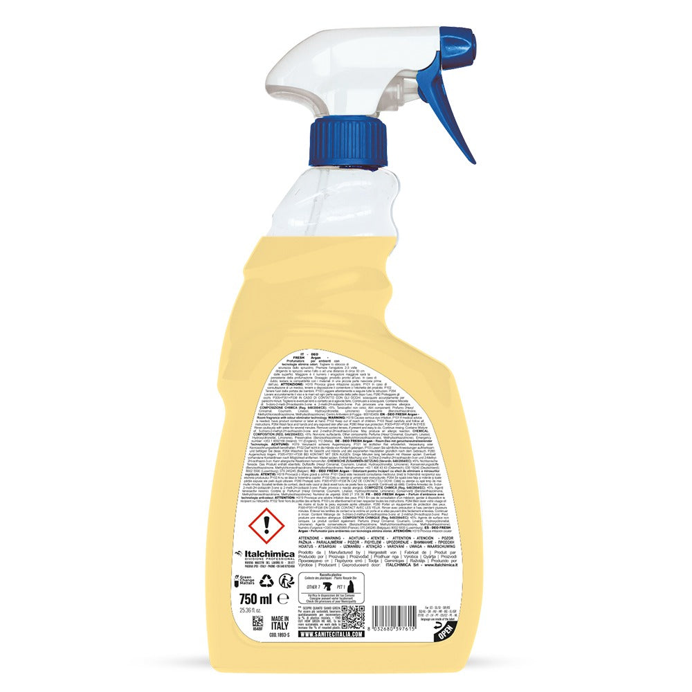 Odorizant ambiental cu parfum de argan, Sanitec Deo Fresh, 750ml