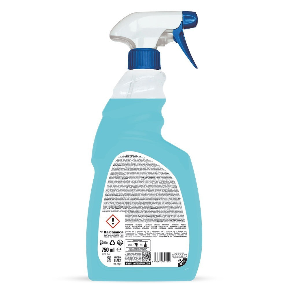 Odorizant ambiental cu parfum de iris, Sanitec Deo Fresh, 750ml