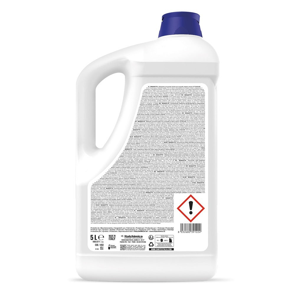 Detergent concentrat pentru mochete, covoare, țesături, Sanitec Moquette, 5L