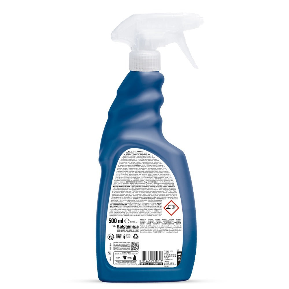 Soluție pretratare pete proteice și de grăsime, Sanitec X2 Grease Remover, 500ml