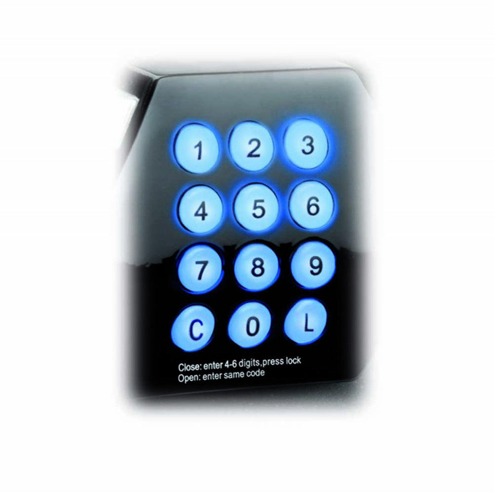 Seif hotelier automat, digital, premium, display LED, negru