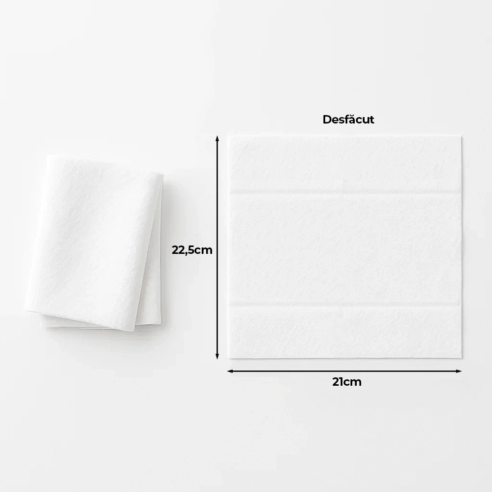 Șervețele umede multi-suprafețe, fară urme, fără clătire, pachet 100 bucăți