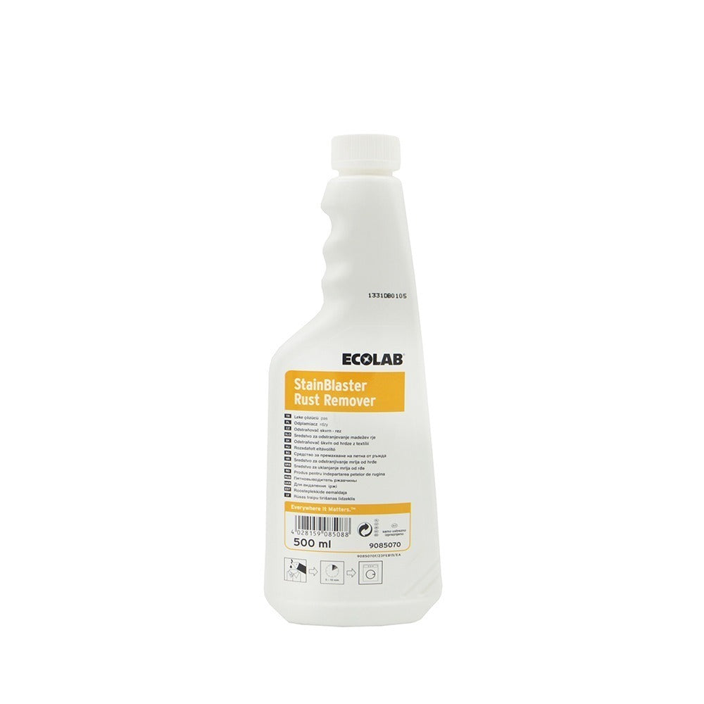 Ecolab Stain Blaster Rust Remover, soluție pentru îndepărtarea petelor de rugină de pe textile, 500ml