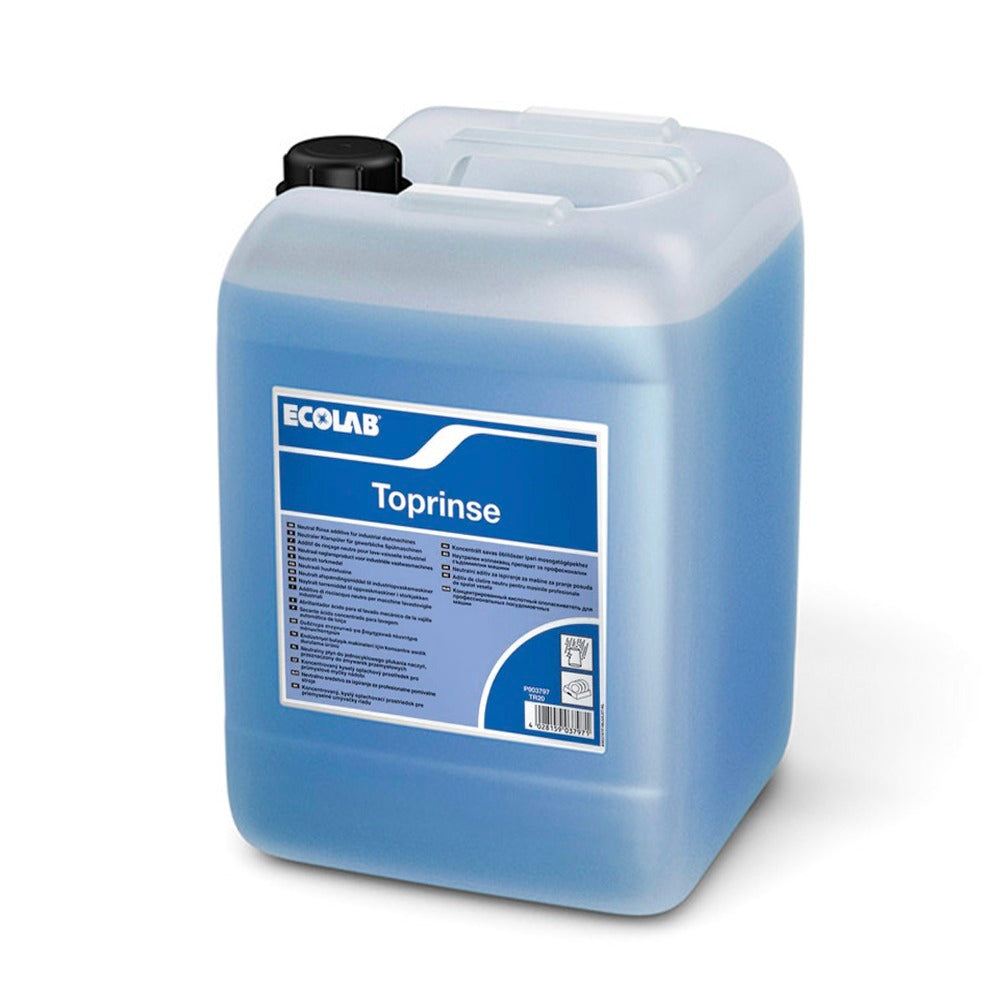Ecolab Toprinse, aditiv de clătire pentru mașinile profesionale de spălat vase, 20kg