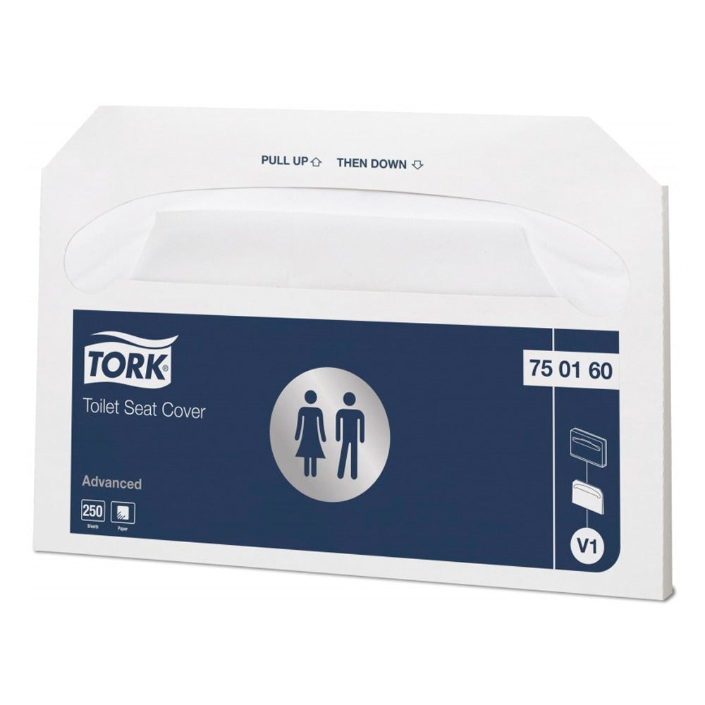 Hârtie pentru acoperit colacul de WC, Tork, 250 bucăți/set, 750160