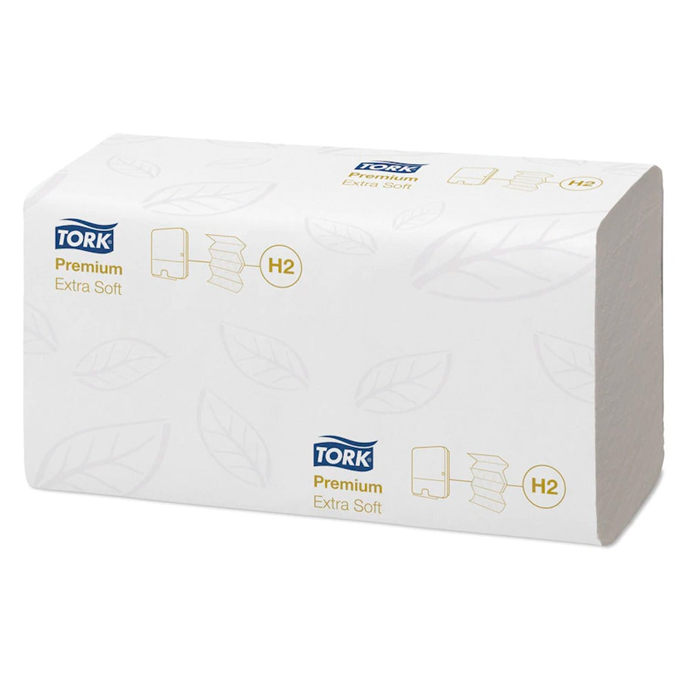 Prosoape pentru mâini, pliate, Tork Xpress Multifold Extra Soft, 2 straturi, 100 bucăți/set, 100297