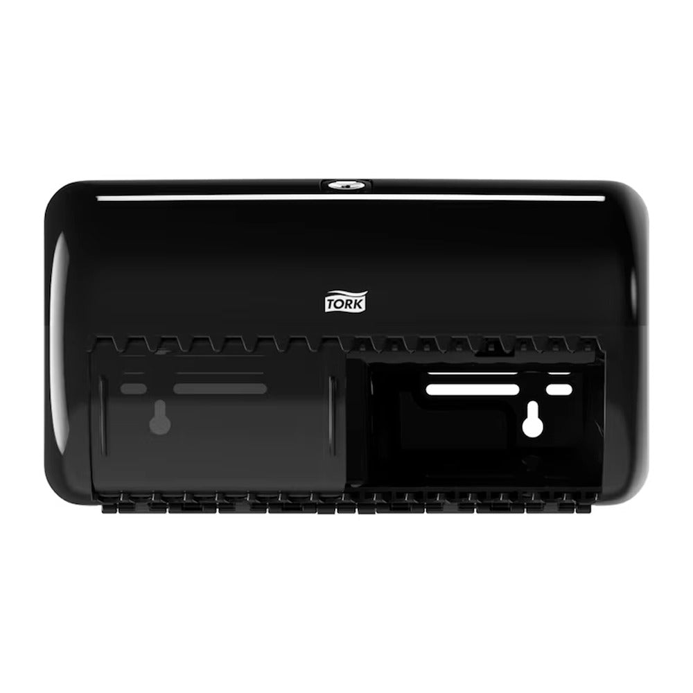 Dispenser hârtie igienică, Tork, negru, 557008