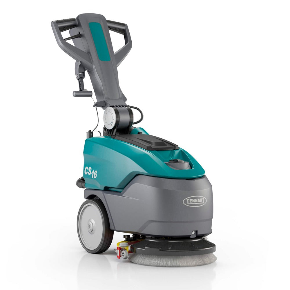 Walk-behind floor scrubber, fără fir, Tennant CS16, echipament spălare-uscare profesional