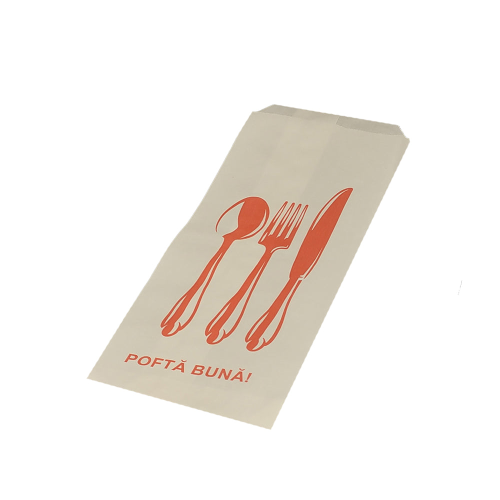 Port tacâm din hârtie albă, 9x26cm, (100buc/set)