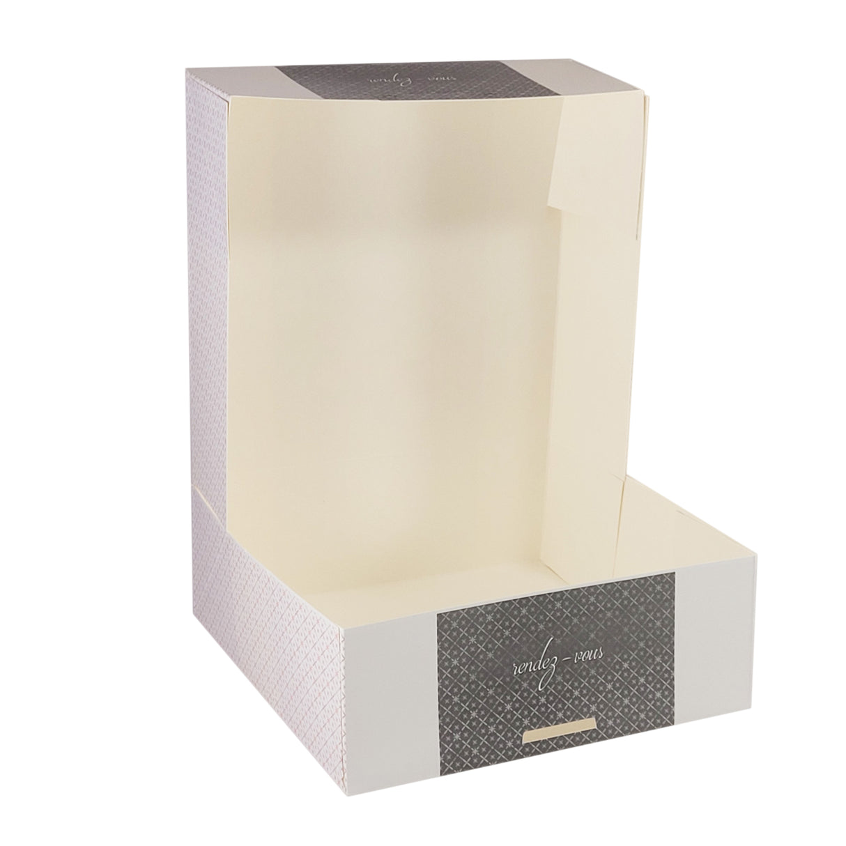 Cutie pentru prăjituri Rendez Vous, cu capac atașat, 22x22x8cm