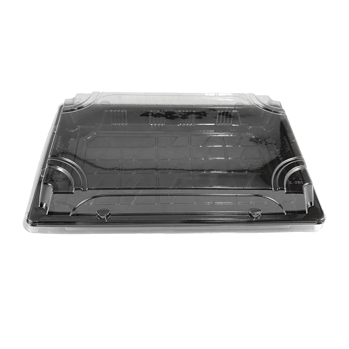 Caserola pentru sushi cu capac transparent, 21x13 cm, (100 buc/set)