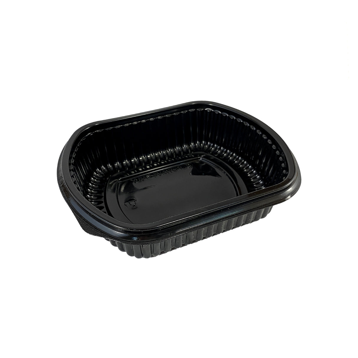 Caserolă, oval, PP negru, 1000 cc, (50buc/set)