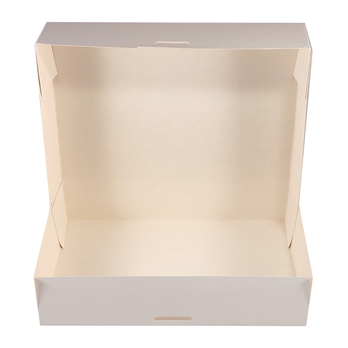 Cutie pentru prăjituri, BLANC, cu capac atașat, 28x20x6cm