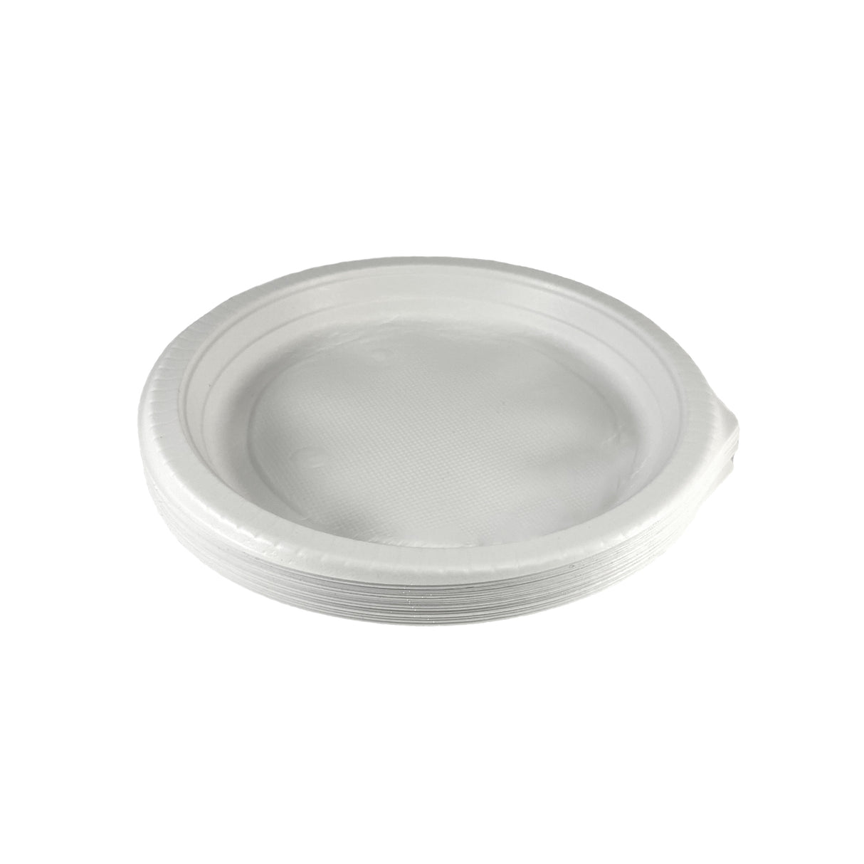 Farfurie din plastic (PP) de unica folosinta, alb, 17 cm, (50buc/set)